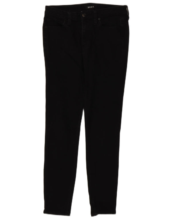 Calça jeans skinny feminina Dkny W27 L27 algodão preto