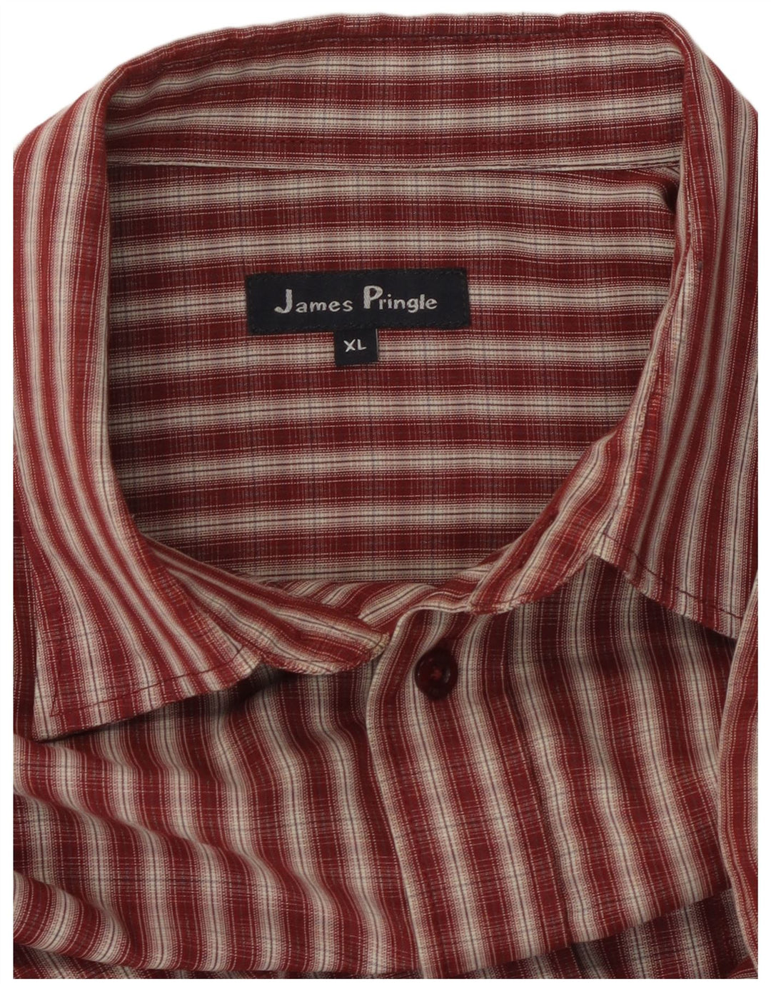 Camisa masculina James Pringle XL Borgonha xadrez