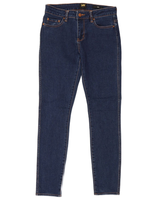 Lee Girls Licks Jeans Skinny 7-8 Anos W28 L27 Algodão Azul Marinho