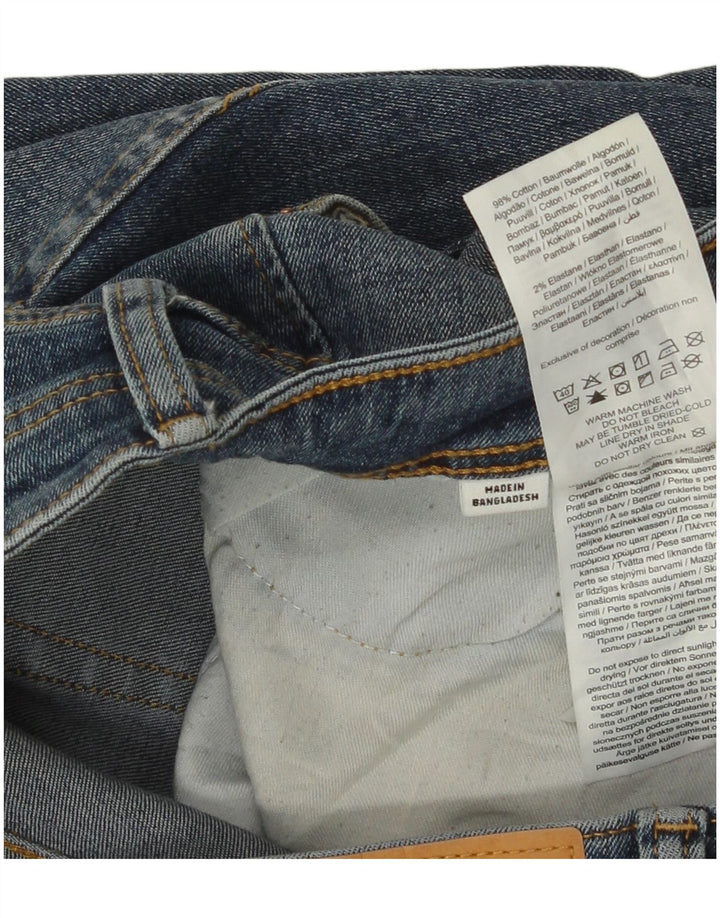 Jack & Jones Masculino GLENN Slim Jeans W34 L30 Azul Algodão