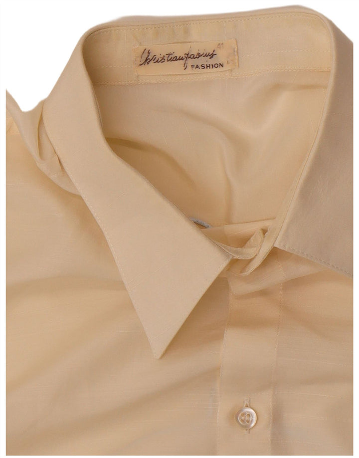 Camisa masculina vintage transparente tamanho 41 médio esbranquiçado