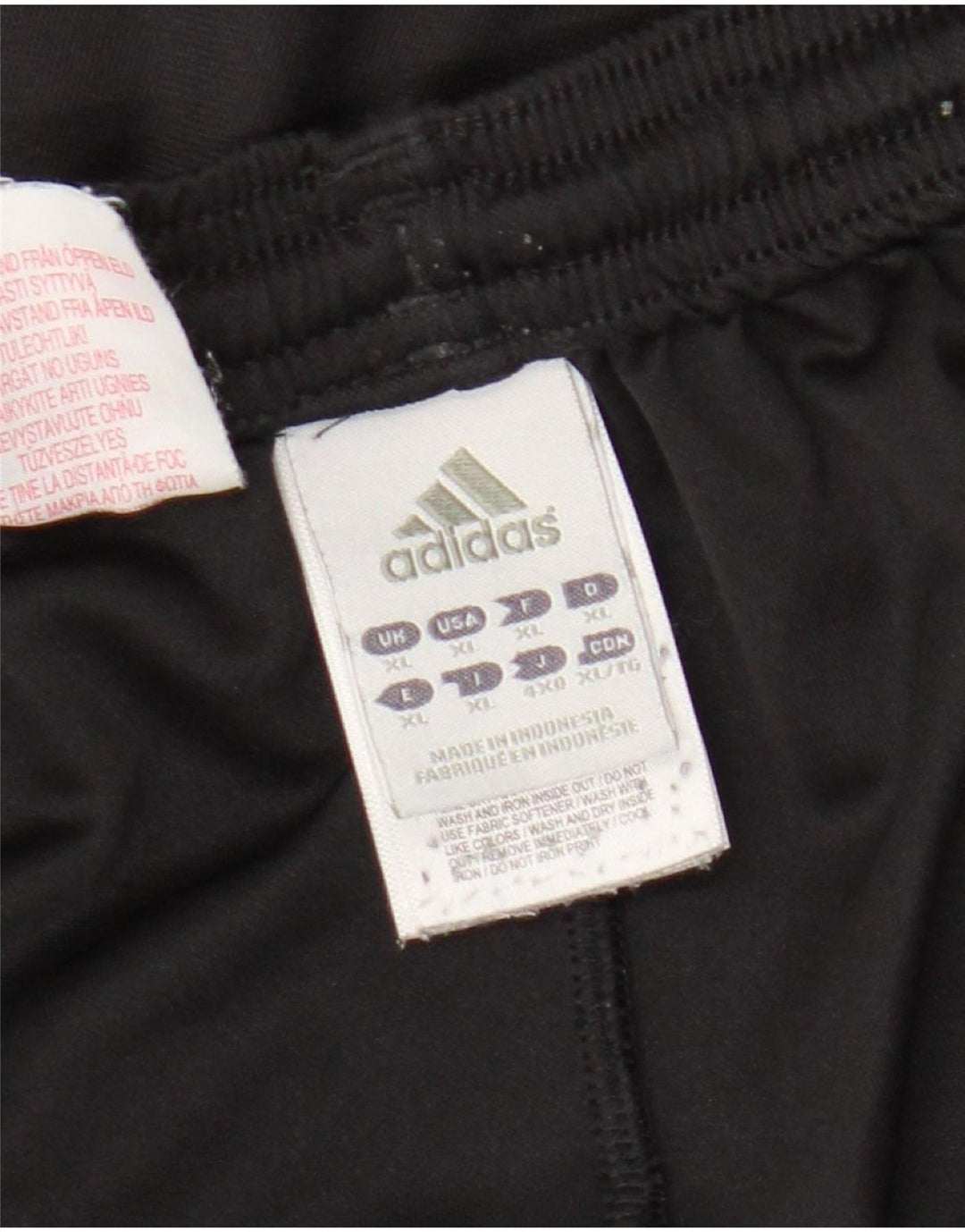 Shorts esportivos masculinos Adidas XL preto poliéster