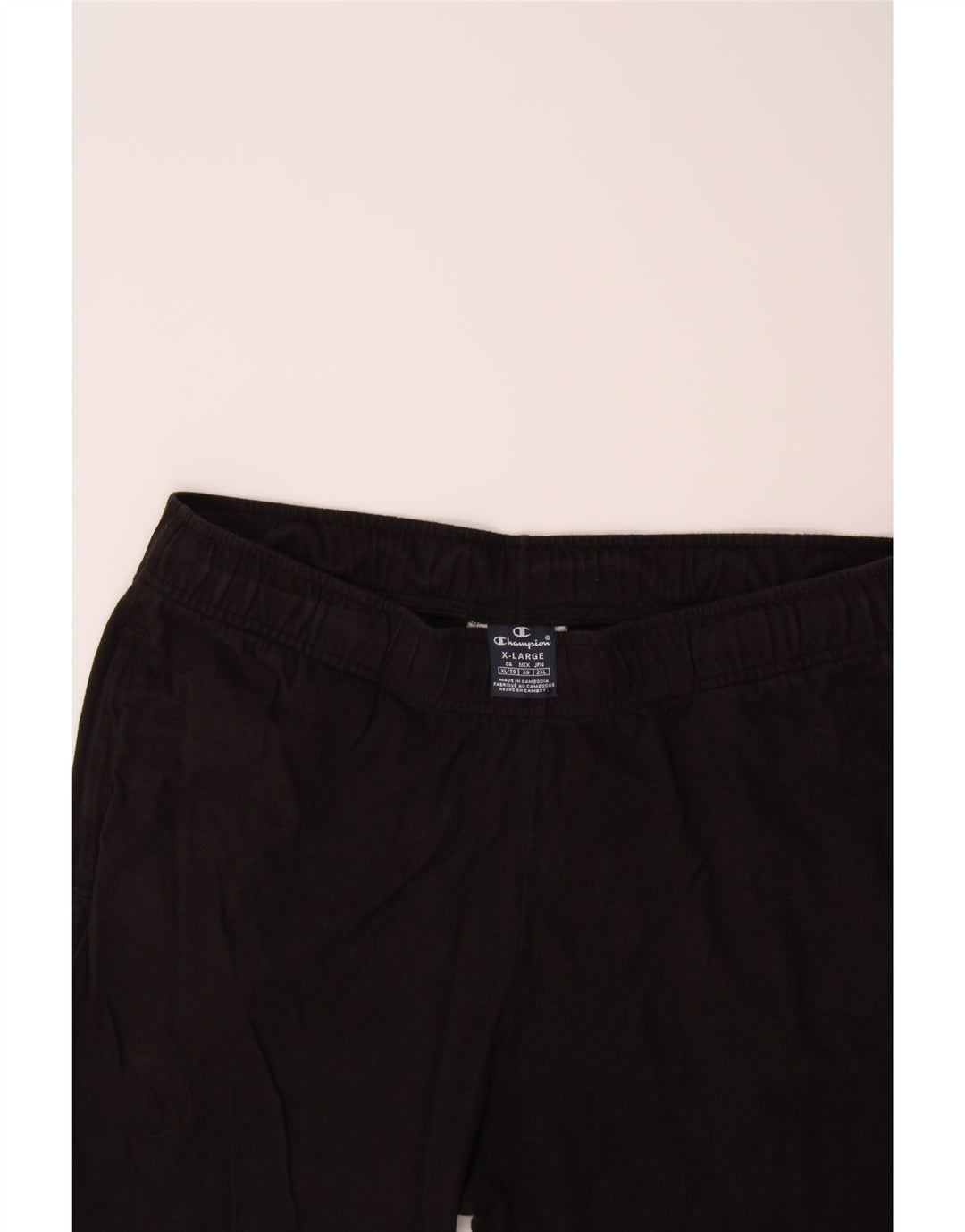 CHAMPION Mens Tracksuit Trousers Joggers XL  Black Cotton Vintage Champion and Second-Hand Champion from Messina Hembry 
