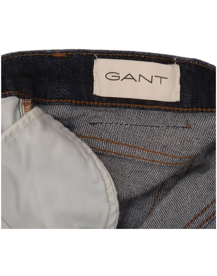 Jeans masculino Gant Regular Fit Straight W32 L34 Azul Marinho Algodão