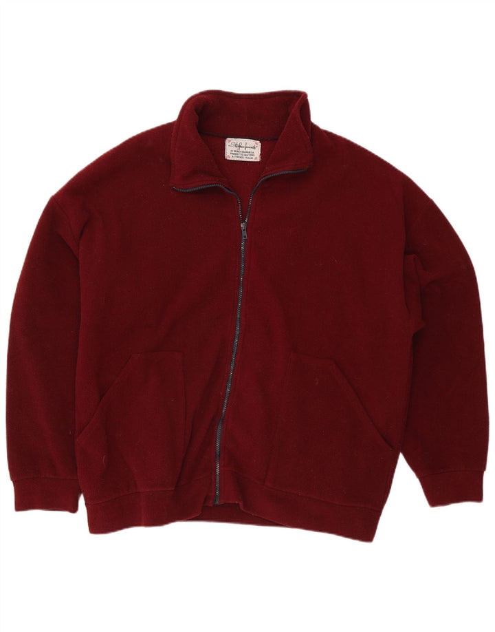 Jaqueta de lã masculina vintage UK 42 XL poliéster marrom