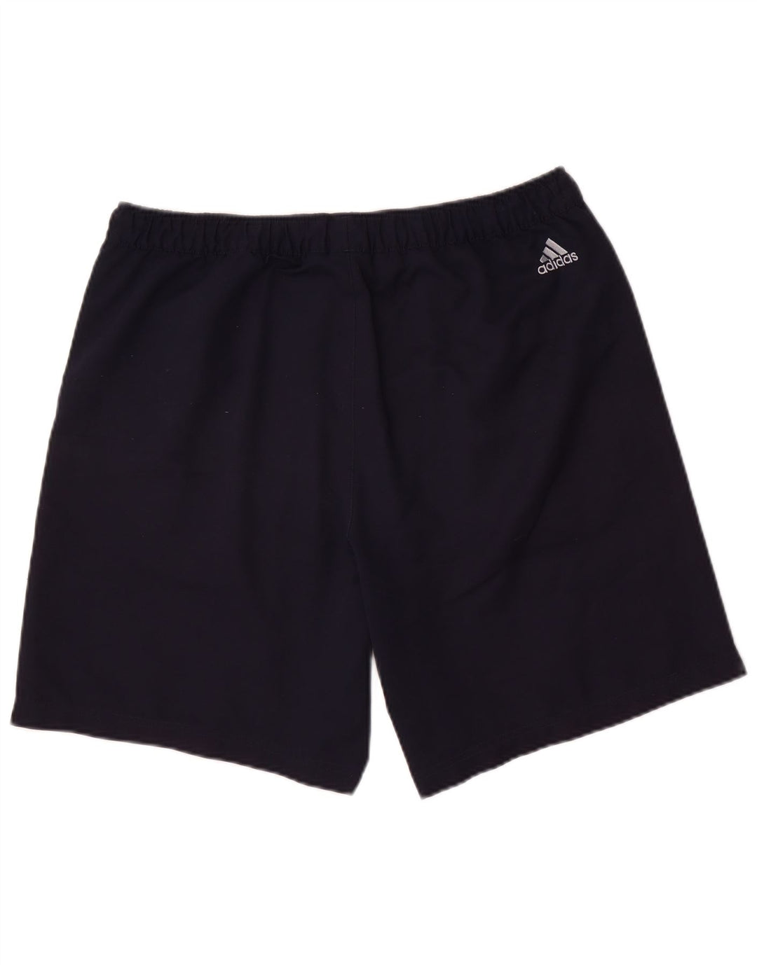 Shorts esportivos gráficos masculinos Adidas grandes poliéster azul marinho