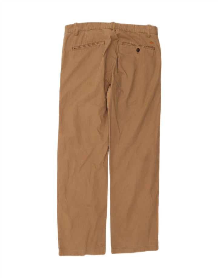 DOCKERS Mens Straight Chino Trousers W33 L30 Brown Cotton Vintage Dockers and Second-Hand Dockers from Messina Hembry 