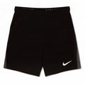 Shorts esportivos masculinos Nike Dri Fit médio preto colorblock poliéster