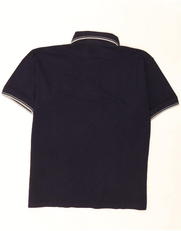 Camisa polo masculina Kappa XL algodão listrado azul marinho