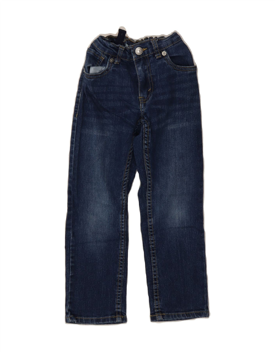 LEVI'S Boys Straight Jeans 5-6 Years W18 L18 Blue Cotton Vintage Levi's and Second-Hand Levi's from Messina Hembry 