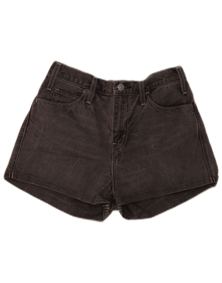 Shorts jeans feminino Levi's W29 algodão cinza médio
