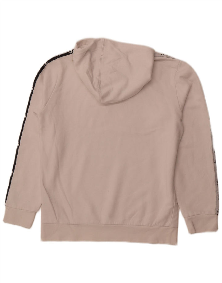 CHAMPION Meninos moletom com capuz gráfico 13-14 anos XL branco colorblock