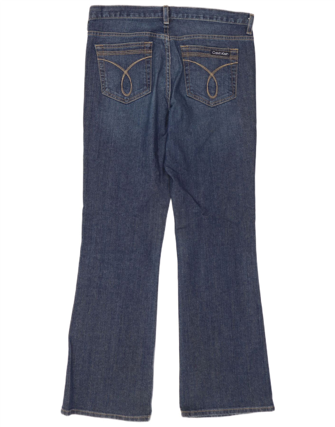 Calça jeans feminina CALVIN KLEIN US 10 grande W30 L32 algodão azul