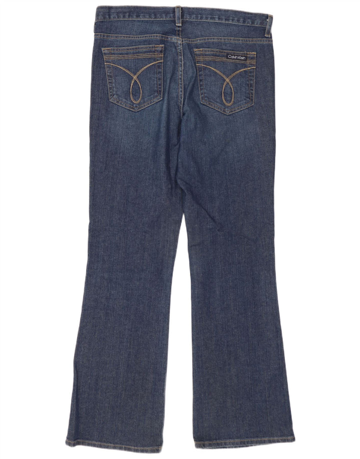 Calça jeans feminina CALVIN KLEIN US 10 grande W30 L32 algodão azul
