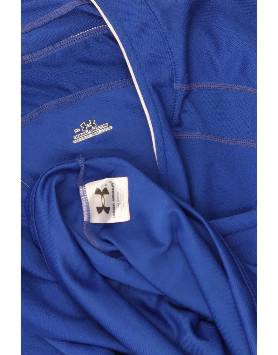 Camiseta masculina de beisebol UNDER ARMOUR XL azul poliéster