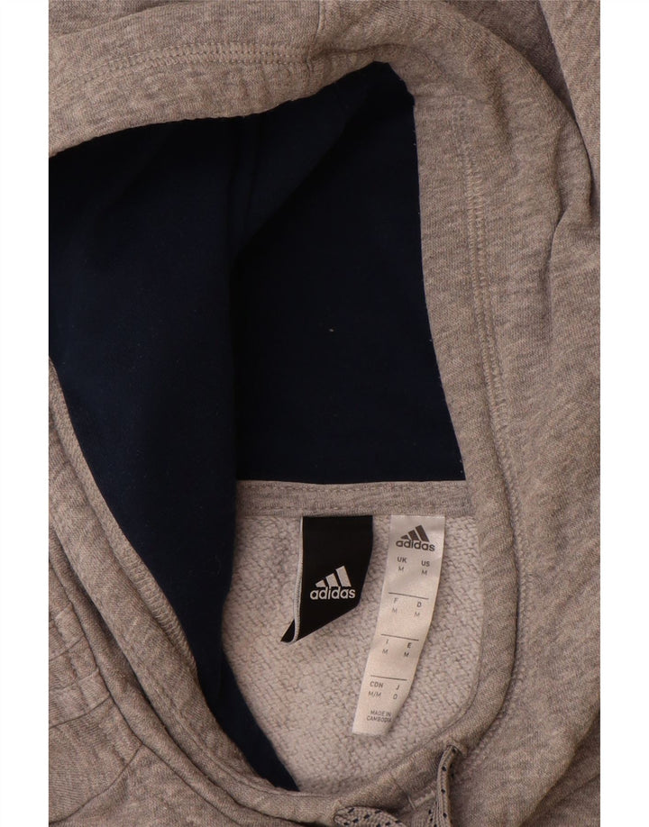 ADIDAS Mens Graphic Hoodie Jumper Médio Multicolorido Colourblock Algodão