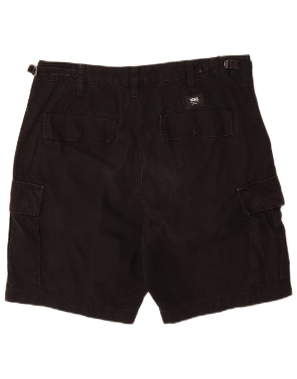 Shorts cargo masculino Vans W32 médio preto algodão