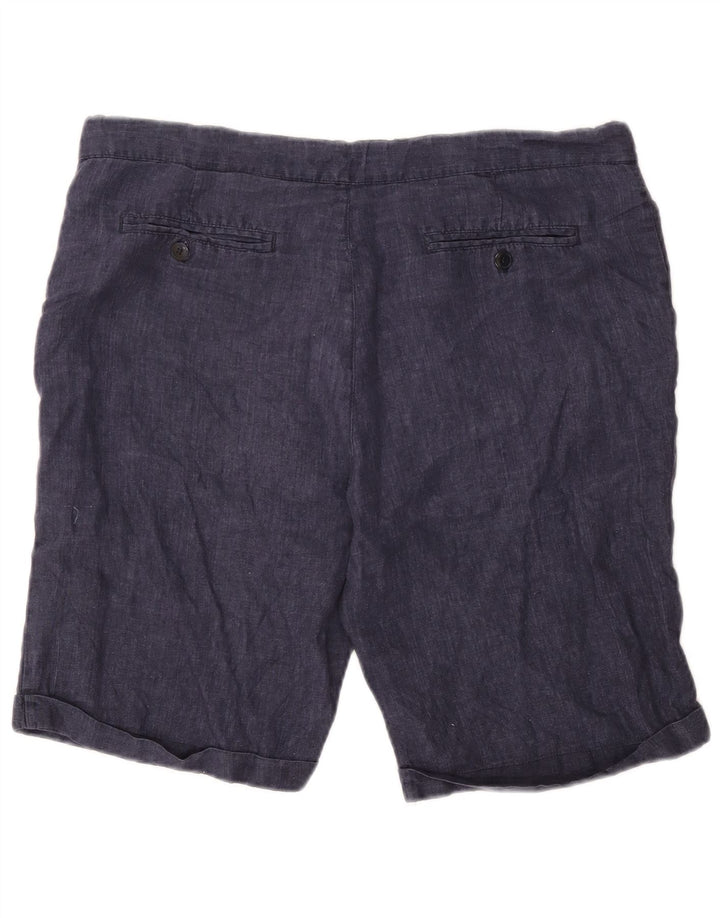 Zara Mens Chino Shorts W36 Grande Azul Marinho