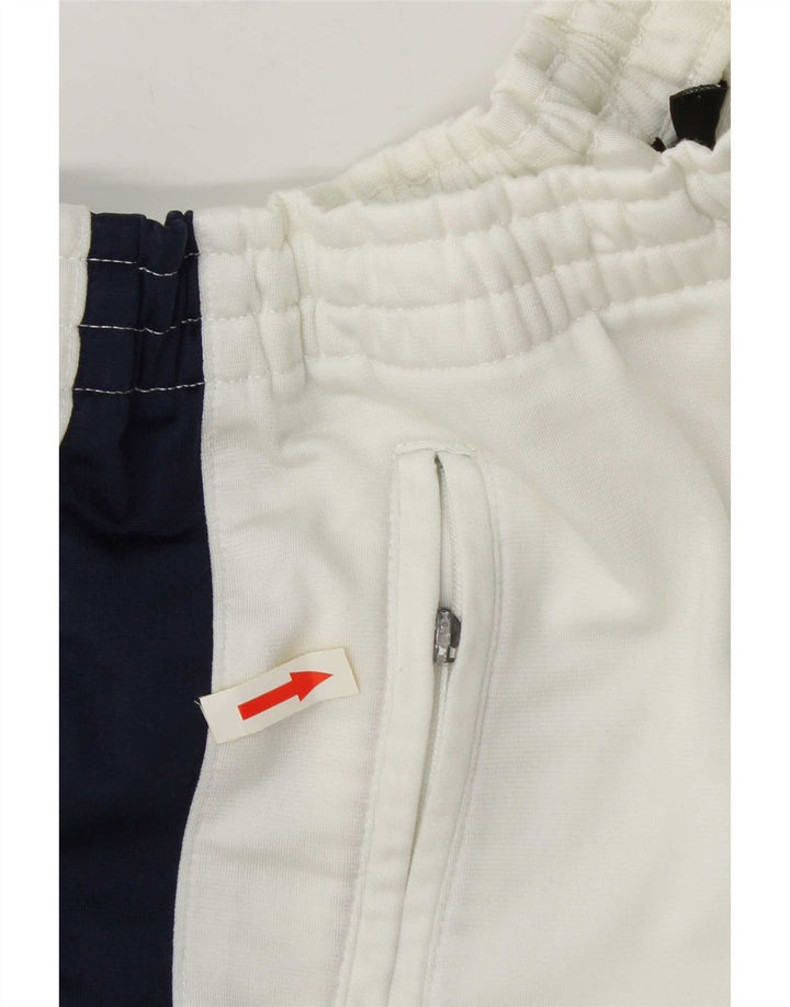 Adidas masculino gráfico calças de treino 2XL branco colorblock