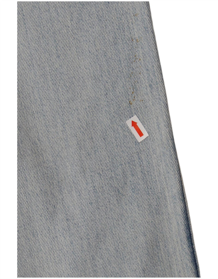 LEE Mens Seattle Straight Jeans W36 L28 Azul Algodão