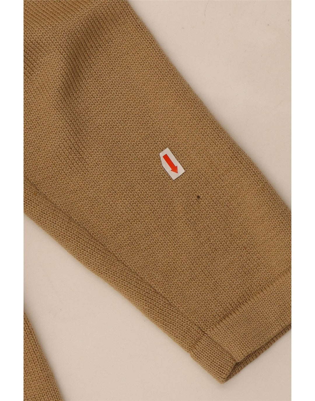 Suéter cardigã feminino LUISA SPAGNOLI Reino Unido 14 grande lã bege