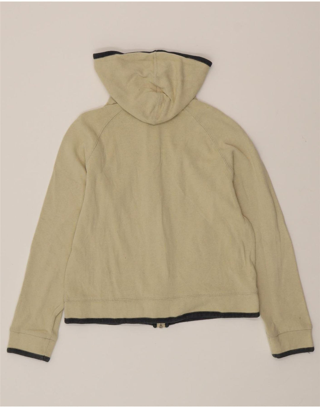 SERGIO TACCHINI Suéter feminino com capuz e zíper IT 44 algodão bege médio
