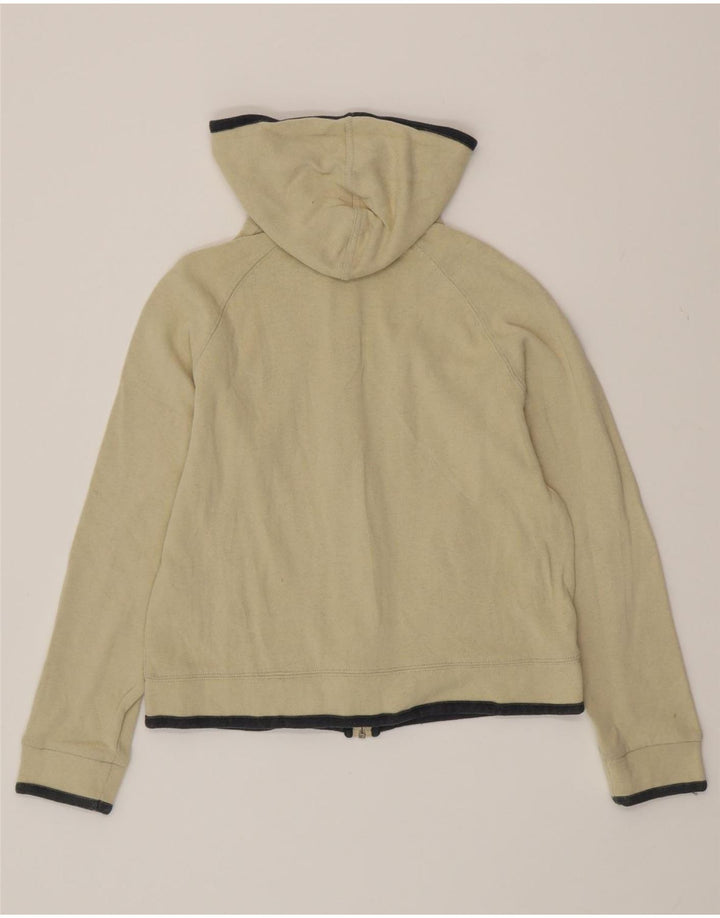 SERGIO TACCHINI Suéter feminino com capuz e zíper IT 44 algodão bege médio