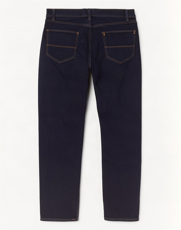 Marks & Spencer Mens Slim Jeans W36 L31 Azul Marinho Algodão