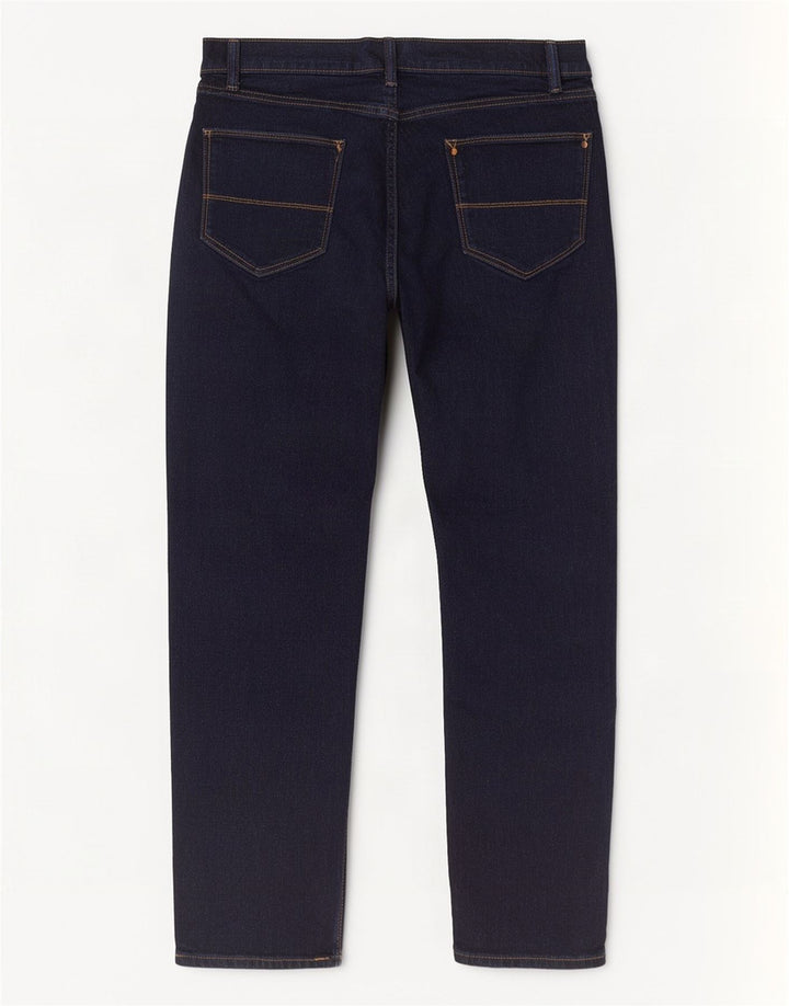 Marks & Spencer Mens Slim Jeans W36 L31 Azul Marinho Algodão