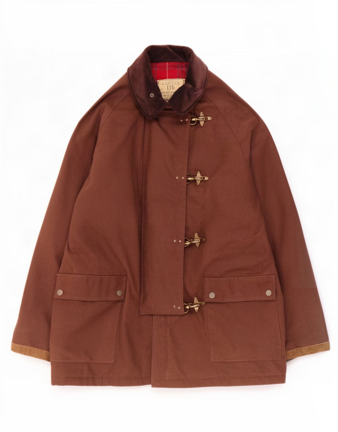Casucci Casaco Duffle Feminino Oversized Reino Unido 16 Grande Marrom