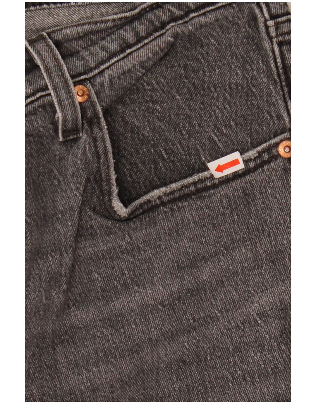Jeans Levi's Ribcage Straight Masculino W31 L29 Algodão Cinza