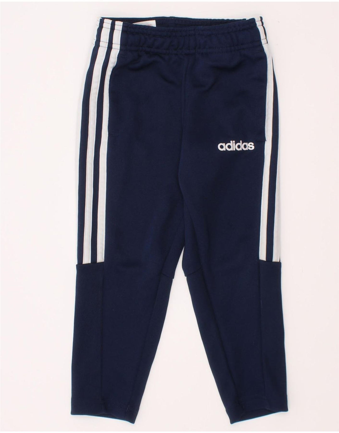 Calças de treino Adidas Boys Climalite 2-3 anos azul marinho poliéster