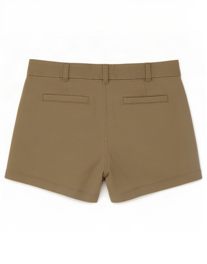 J. Crew Shorts Chino Feminino US 8 Médio W32 Algodão Bege