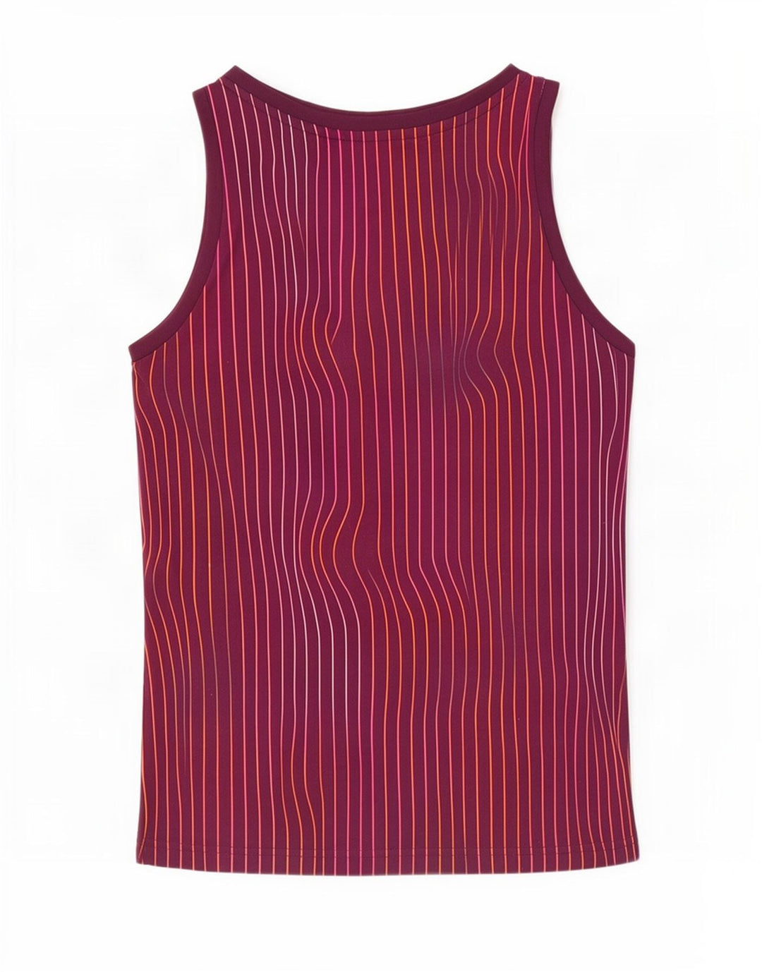 Adidas Mens Graphic Vest Top XS Borgonha Listrado Poliéster