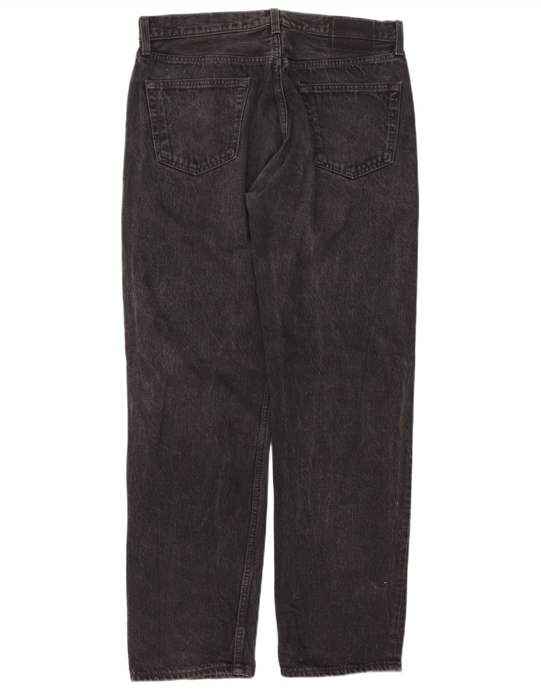 Jeans retos masculinos Levi's W36 L32 algodão preto
