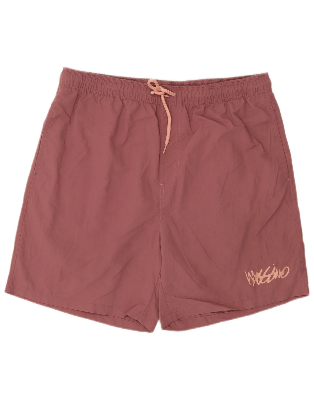 Shorts de natação masculino MOSSIMO XL Borgonha Nylon