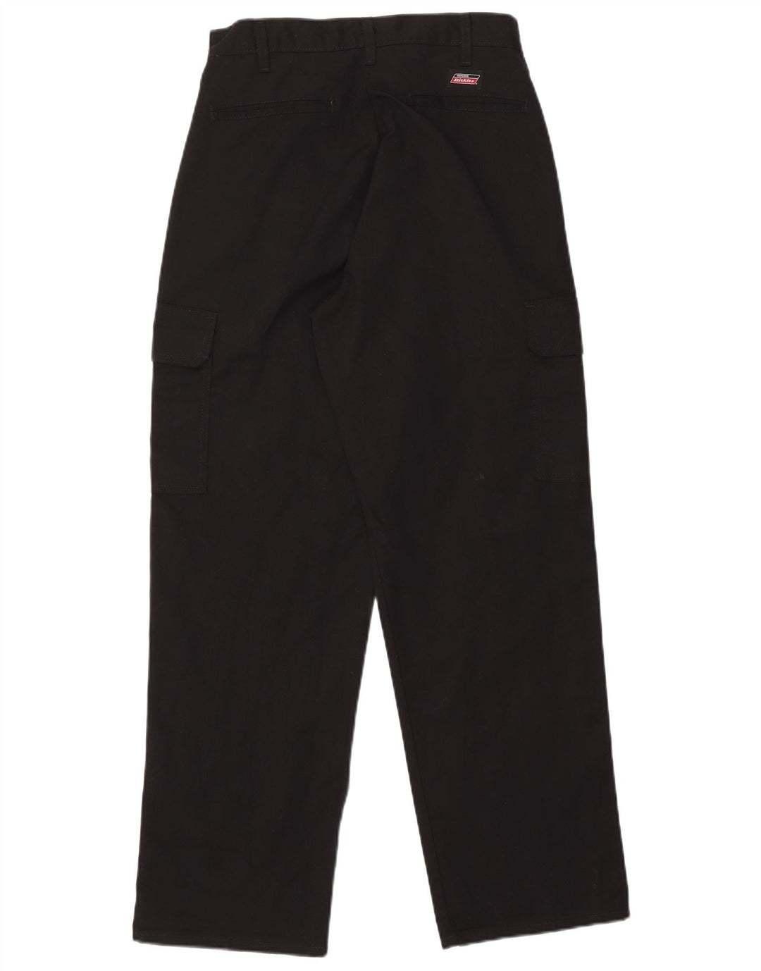 Calças cargo retas masculinas Dickies W32 L32 poliéster preto