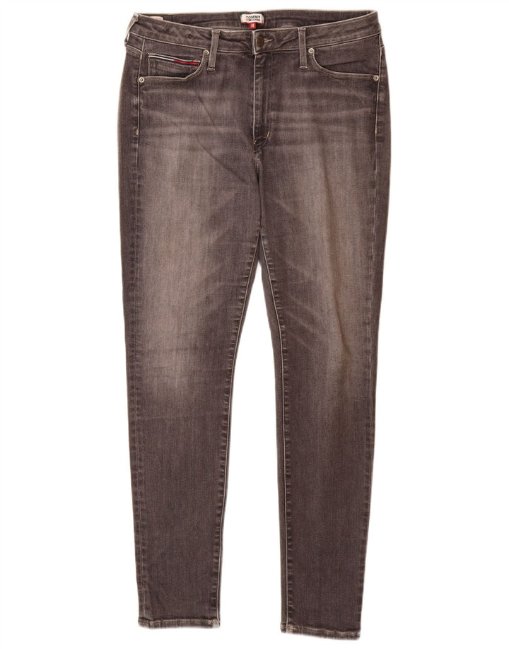 Jeans skinny feminino TOMMY HILFIGER W32 L30 algodão cinza