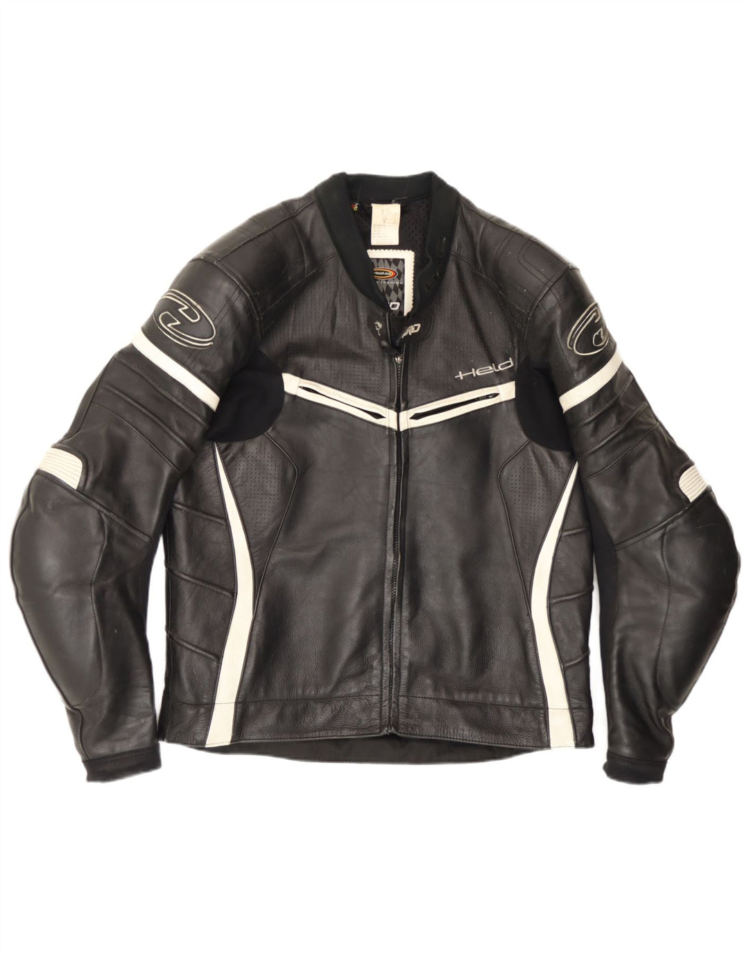 Held Mens Motorstyle Graphic Racer Jaqueta Tamanho 48 XL Preto Colourblock