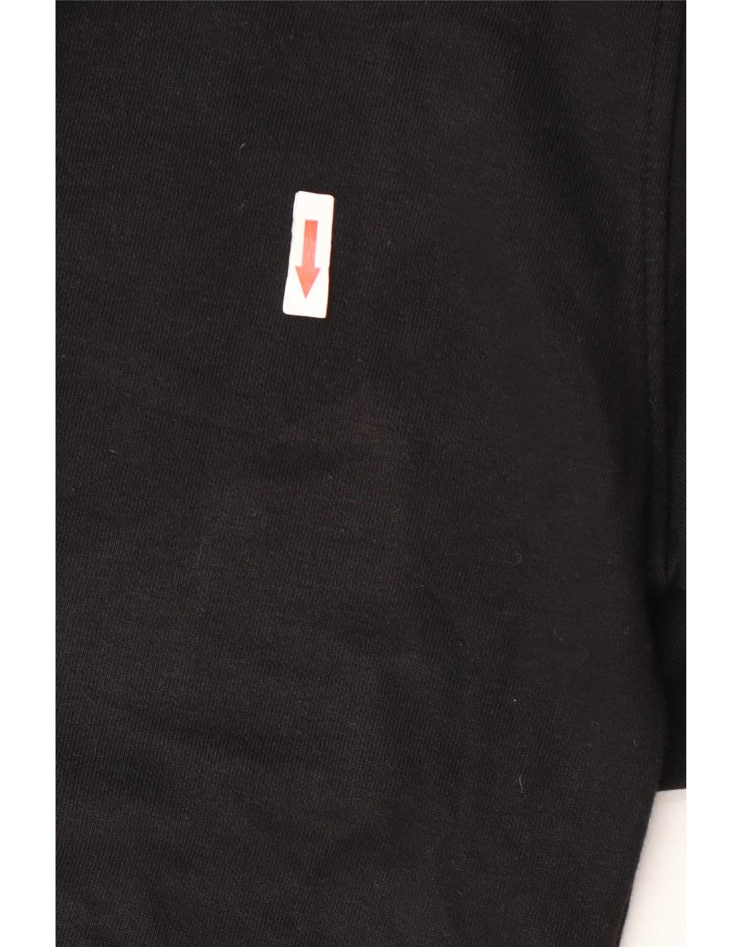Suéter feminino Zara com gola redonda e algodão preto médio UK 14