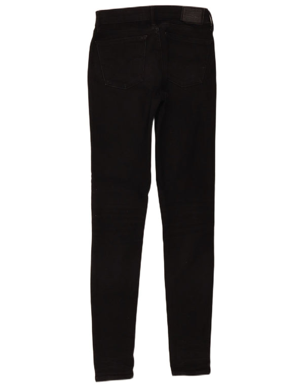 Calça jeans feminina Levi's 710 Super Skinny W27 L32 algodão preto