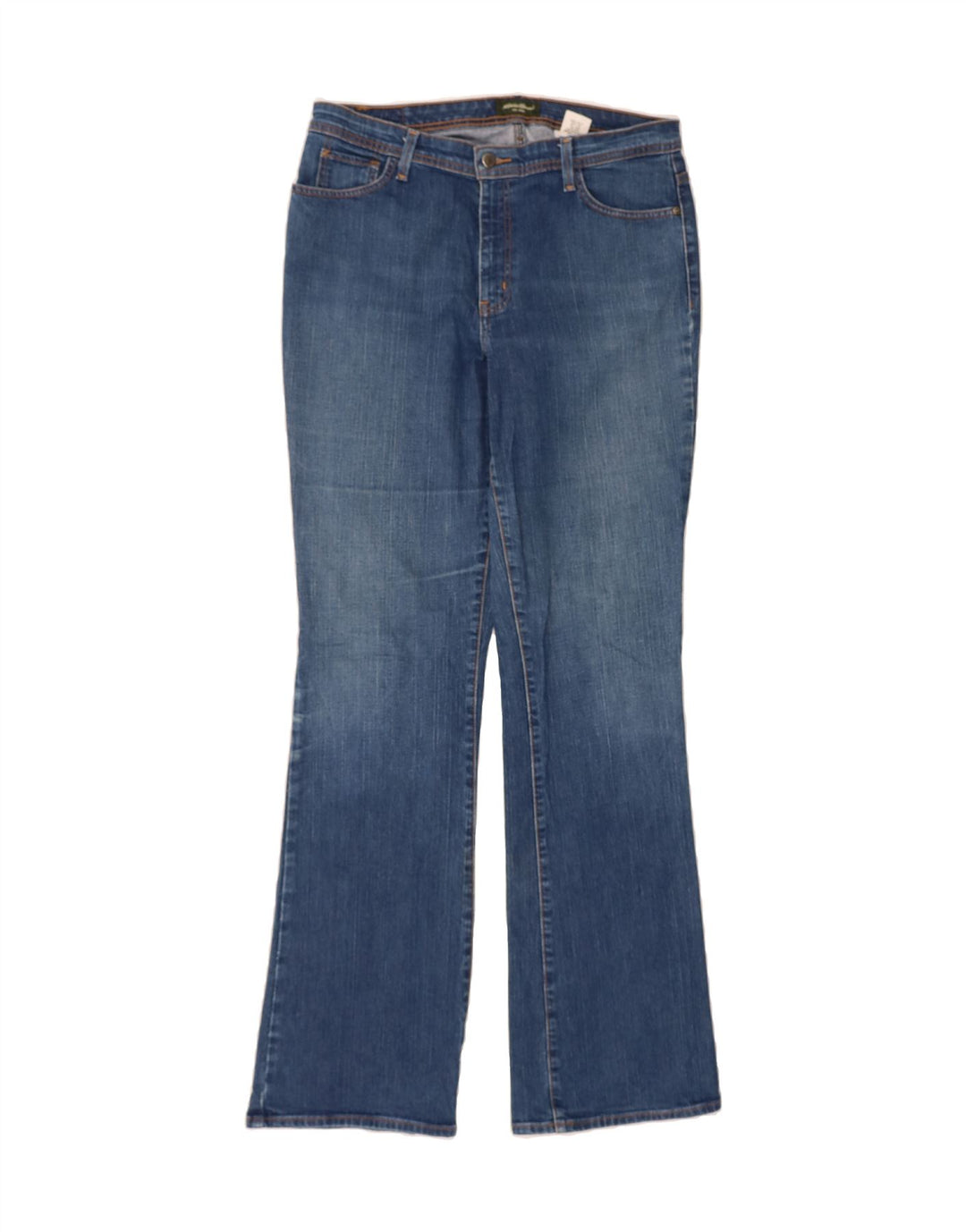 EDDIE BAUER Womens Shaping Bootcut Jeans US 12 Large W34 L35 Blue Cotton Vintage Eddie Bauer and Second-Hand Eddie Bauer from Messina Hembry 