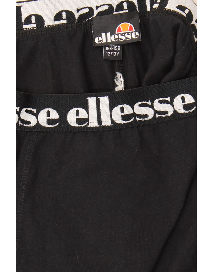 Leggings estampadas para meninas ELLESSE 12-13 anos pretas