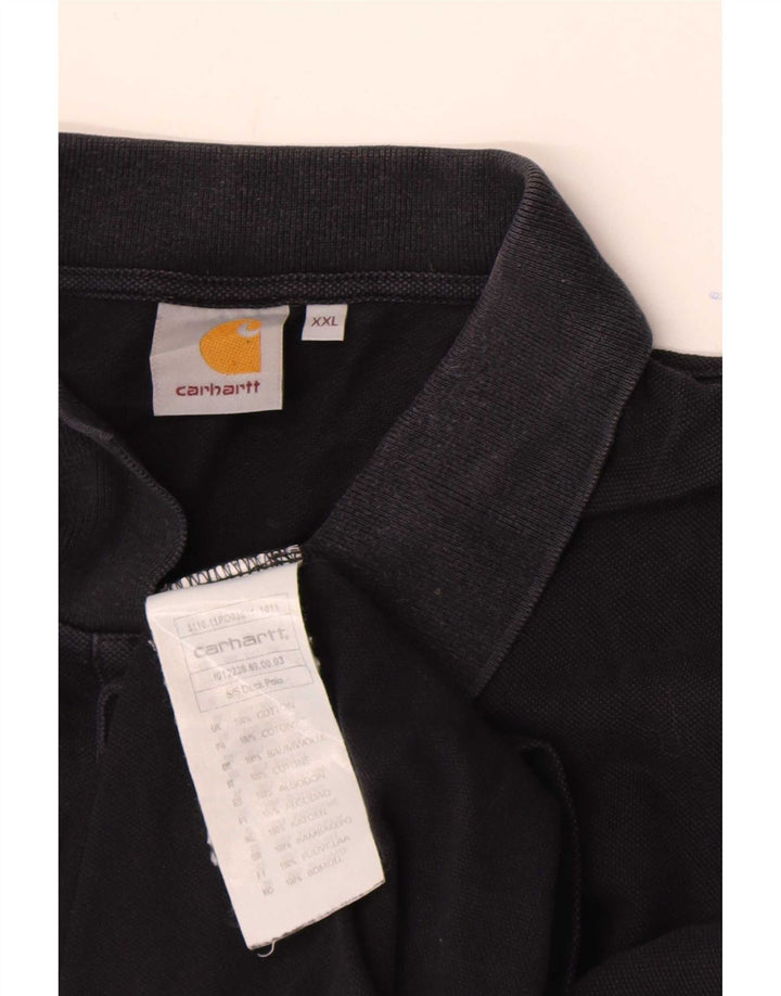 Camisa polo masculina Carhartt 2XL algodão preto