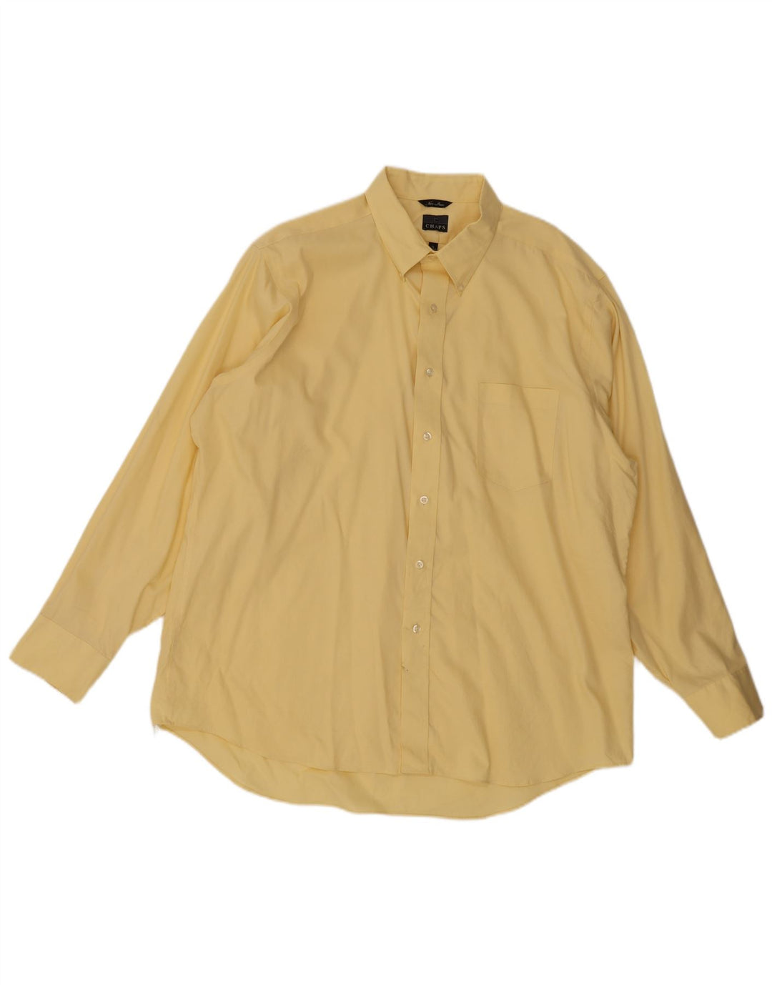 Camisa masculina Chaps Ralph Lauren XL algodão amarelo