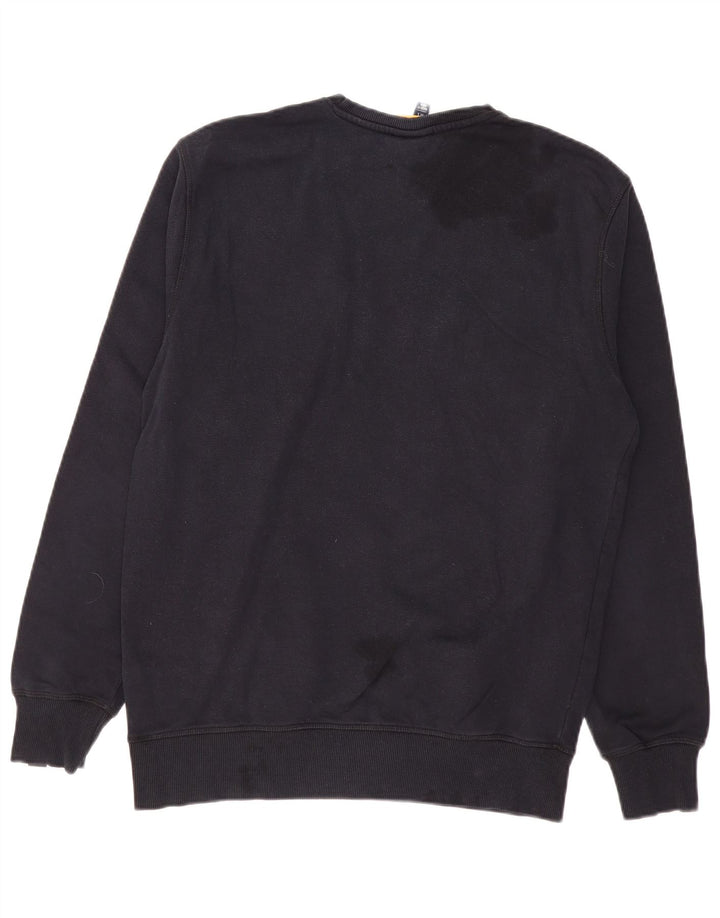 ELLESSE moletom gráfico masculino jumper grande algodão azul marinho