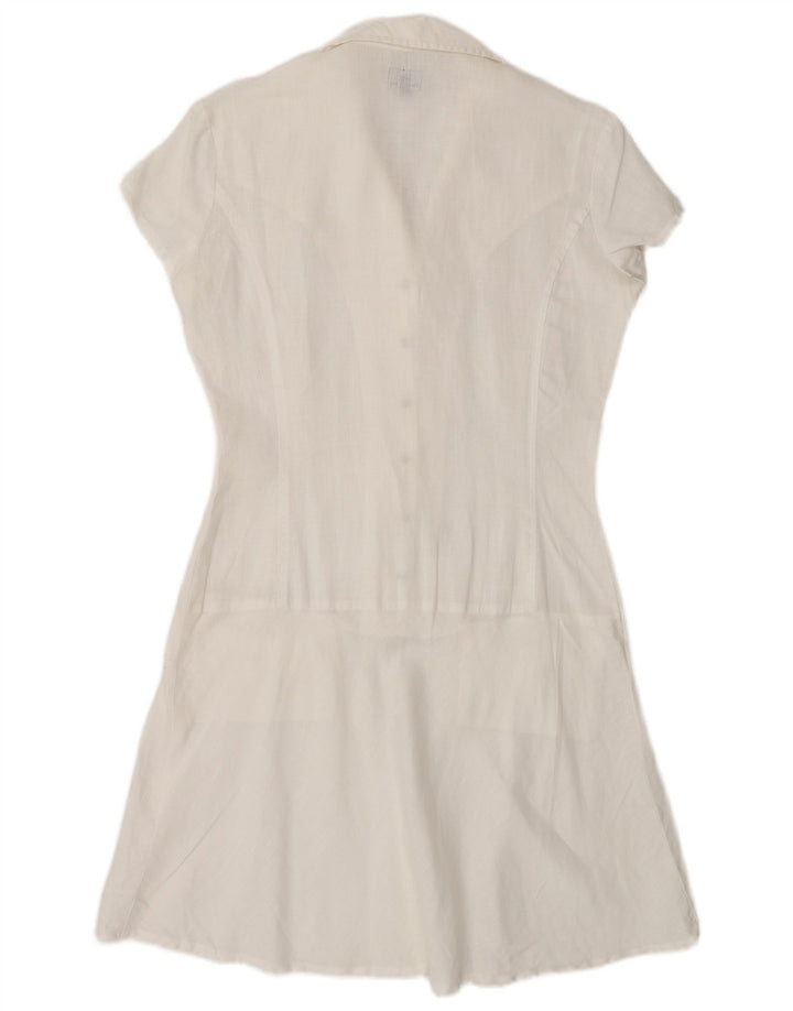 Vestido Calvin Klein Jeans Feminino A-Line UK 14 Médio Branco
