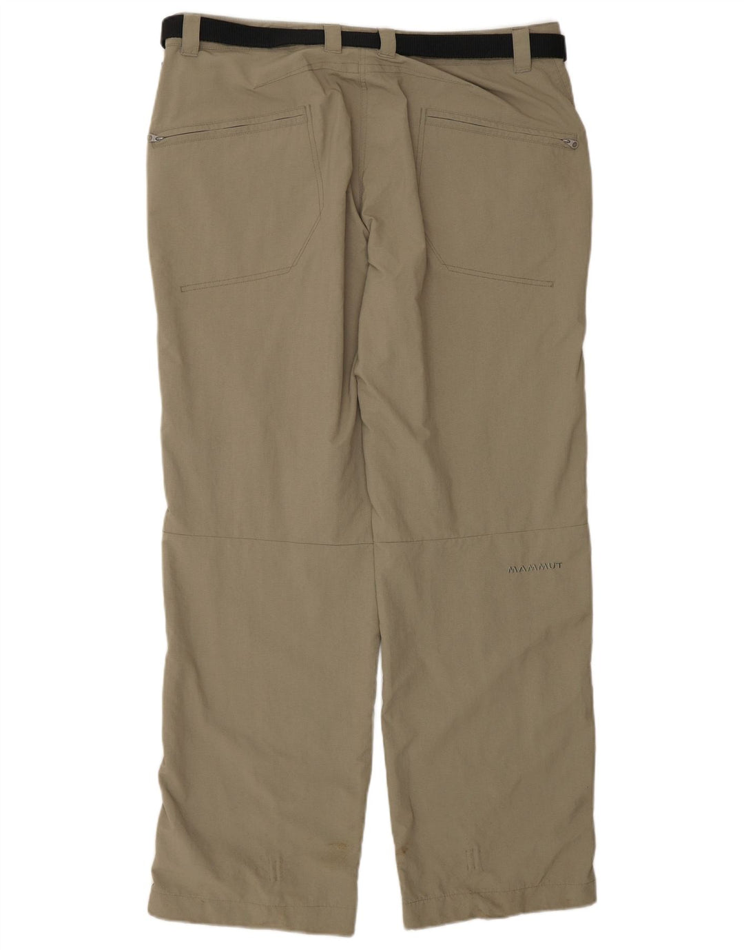 Calça cargo feminina curta reta MAMMUT Reino Unido 18 XL W36 L31 cáqui