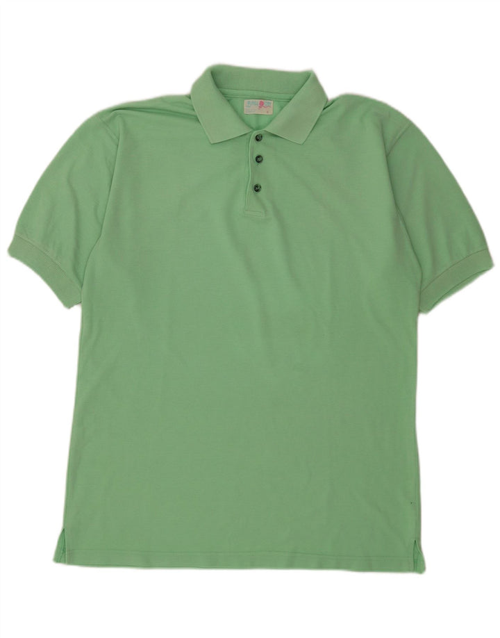 Camisa polo masculina Balloon XL algodão verde