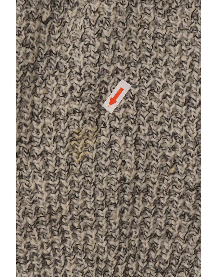 Suéter masculino Lee com gola canoa XL cinza manchado